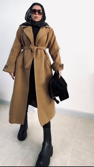 پالتو بلند فوتر زنانه