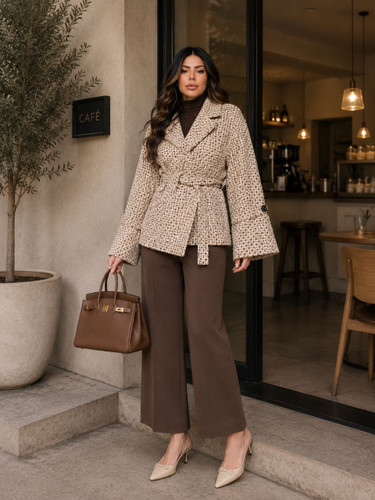 کت بافت پشمی نیلمامد 0002